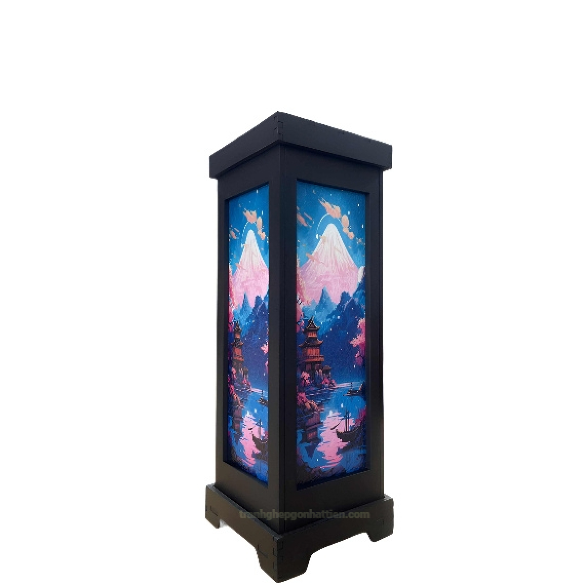 Đèn ngủ để bàn bằng gỗ
