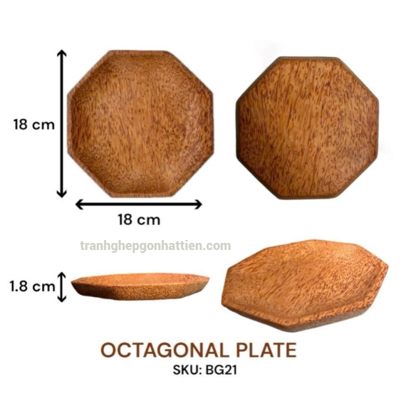 Dĩa gỗ dừa