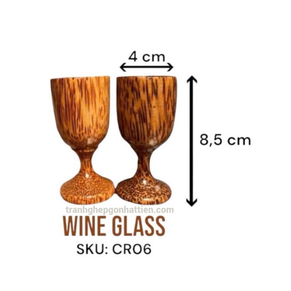 Ly rượu gỗ dừa