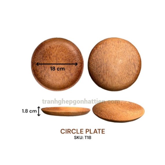 Dĩa gỗ dừa